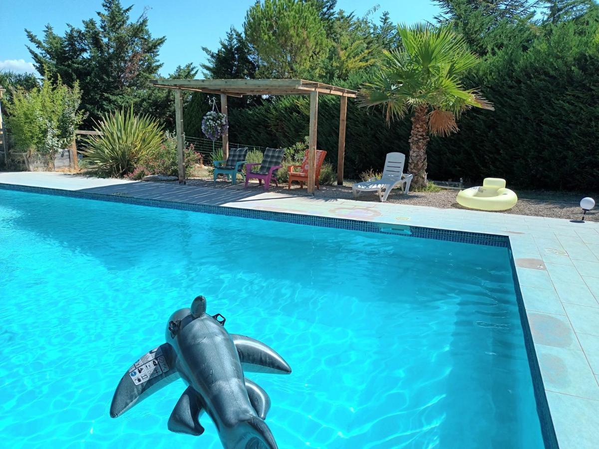 Chalet Banane Devant Piscine, A 6Km Du Festival De Piano De La Roque D'Antheron Rognes Kültér fotó
