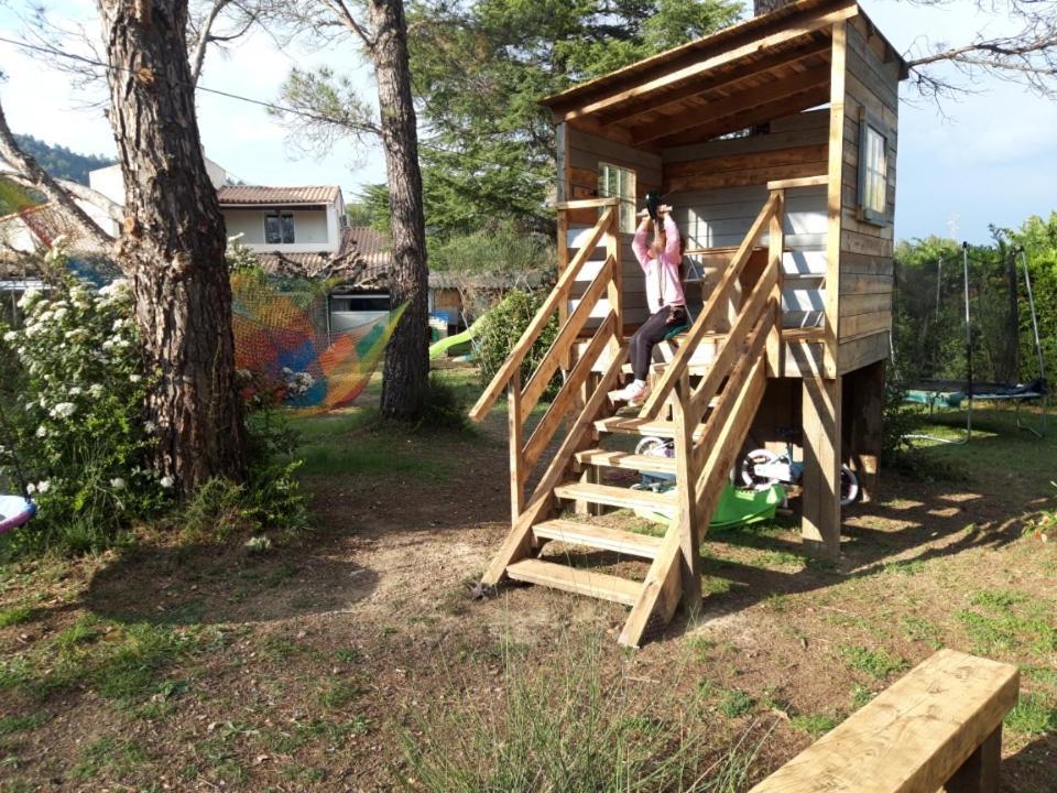 Chalet Banane Devant Piscine, A 6Km Du Festival De Piano De La Roque D'Antheron Rognes Kültér fotó